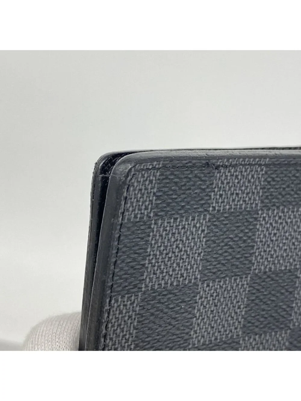 Louis Vuitton Wallet Damier Graphite Portefeuille Brazza Black